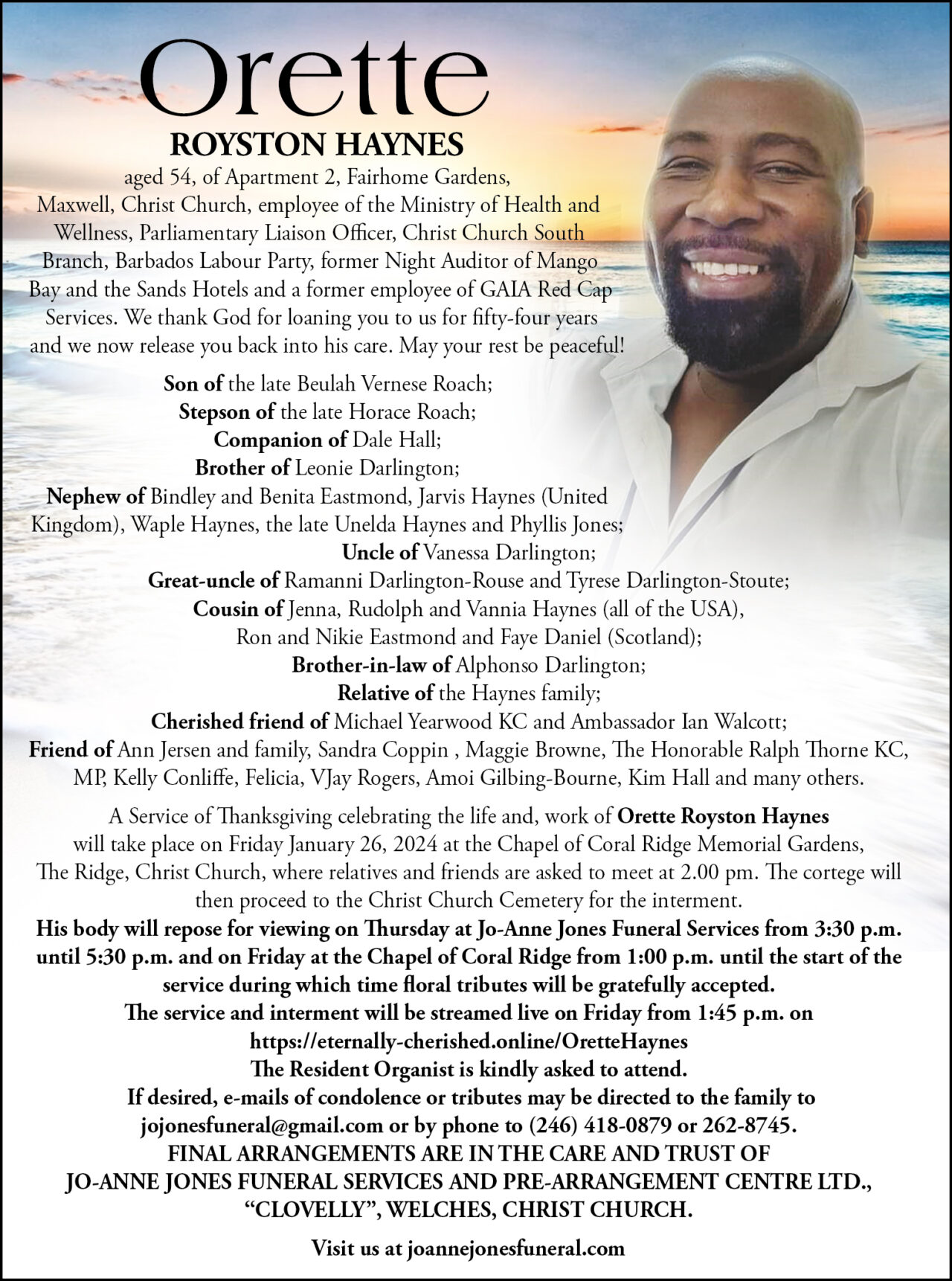 Haynes Mortuary Inc Obituaries - ygi5cg9