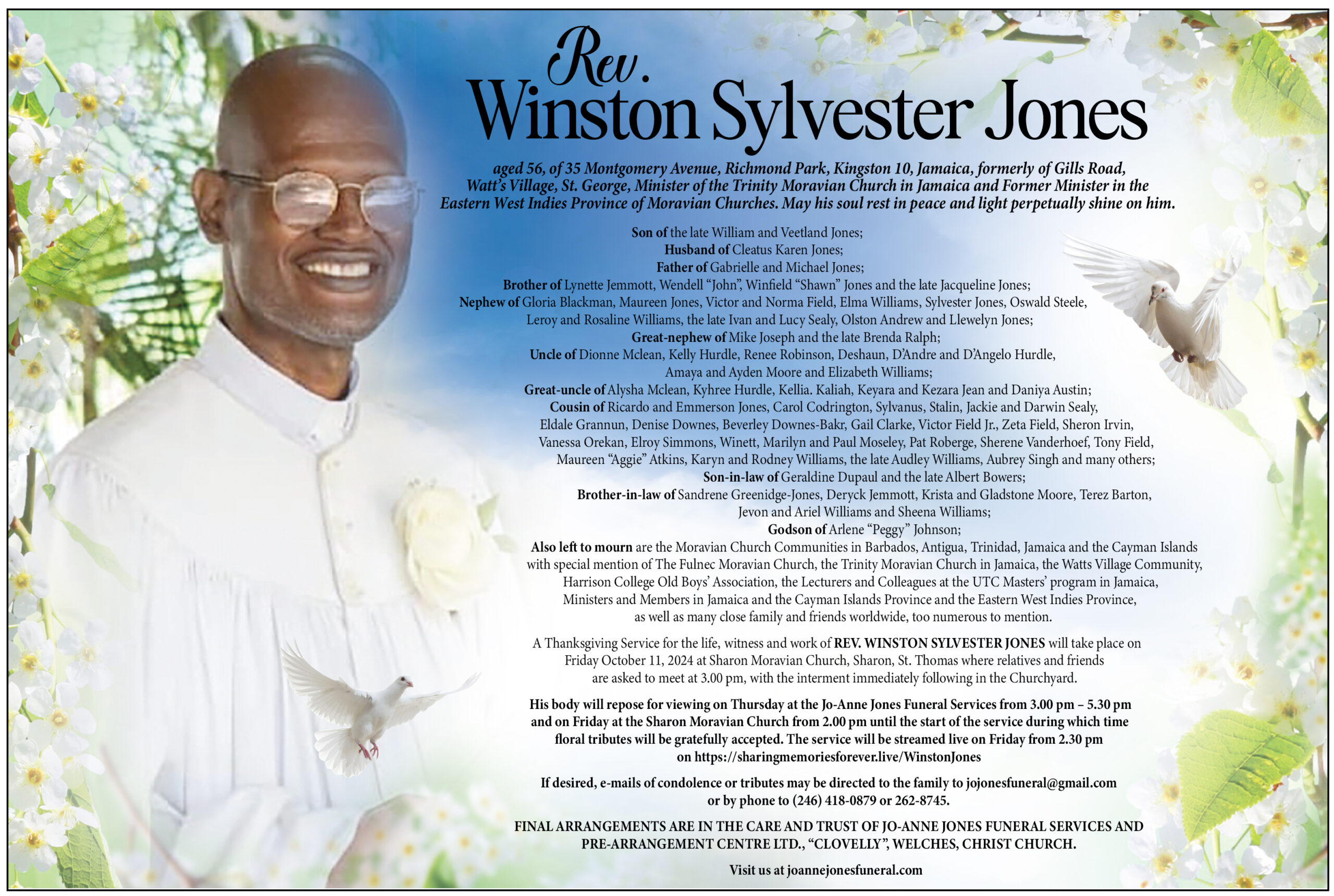 Rev Winston Jones