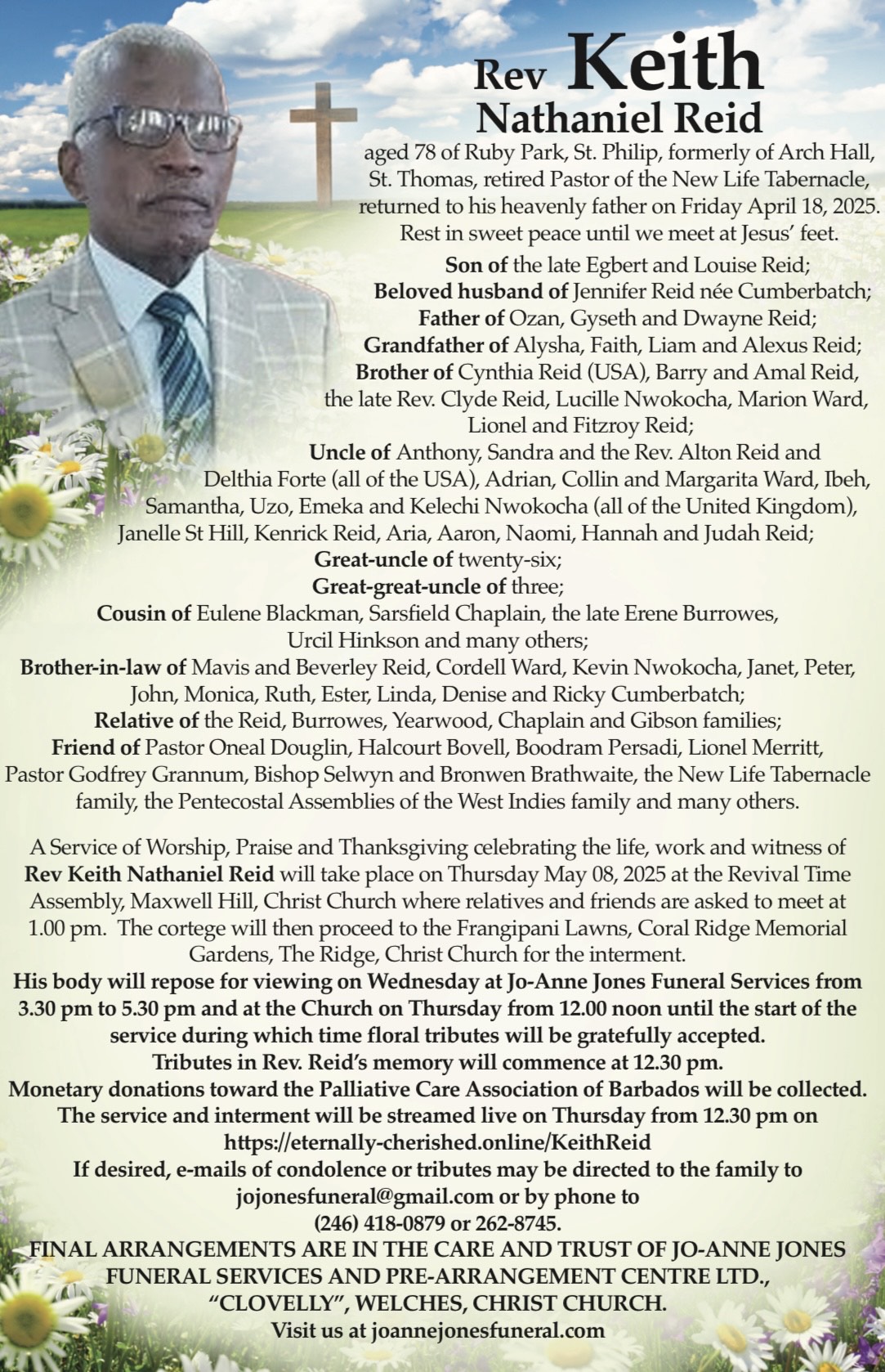 Rev Keith Reid