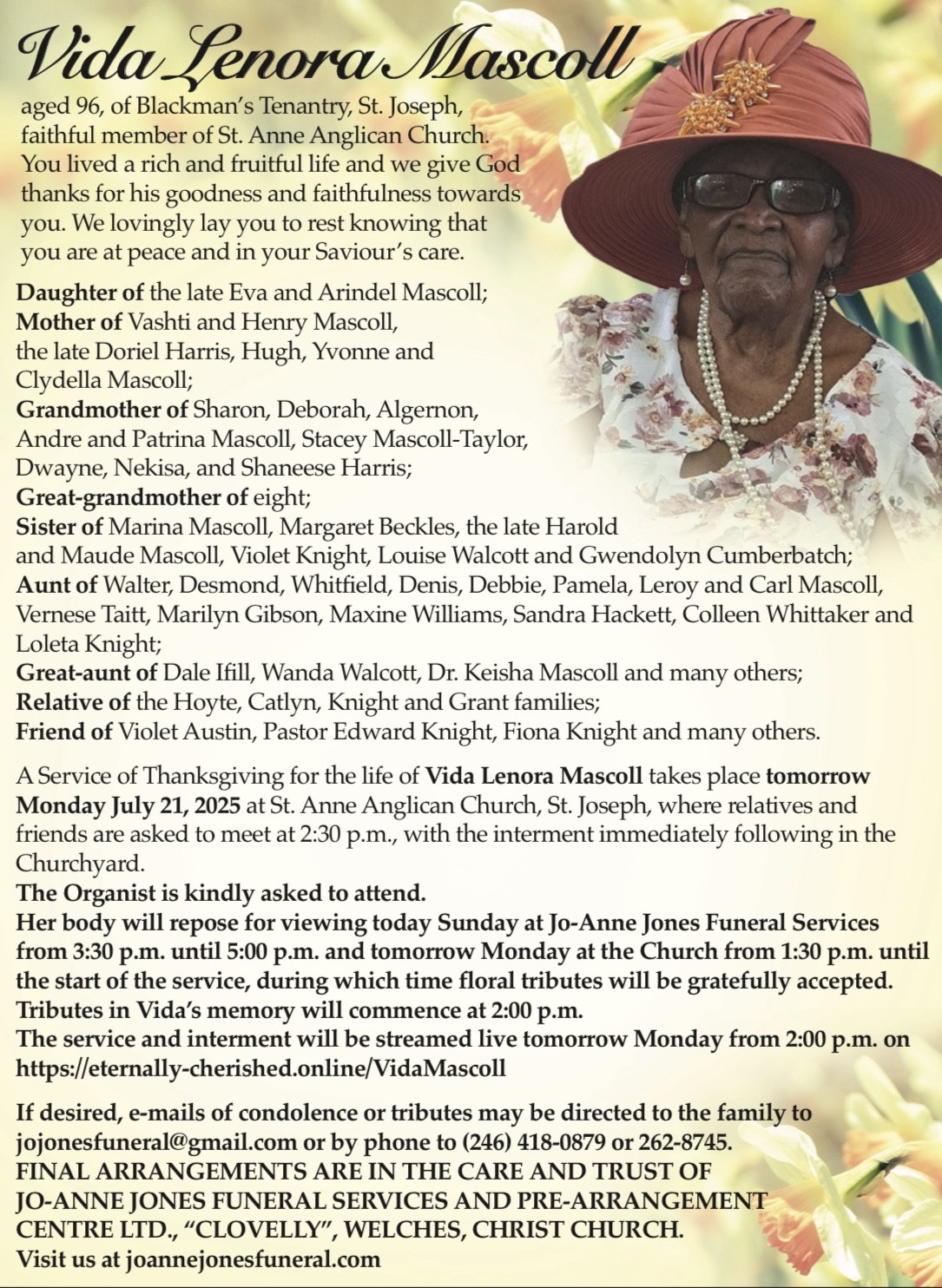 
Vida Mascoll
